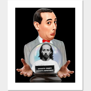 Pee Wee Herman Mugshot Posters and Art